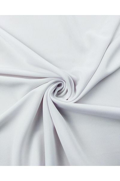 Kumaş Parça Τζέρσεϊ Interlock σε λευκό χρώμα (Πλάτος 140 cm x Μήκος 140 cm)