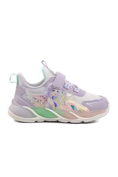 pepino Pantofi sport pentru fete cu velcro liliac