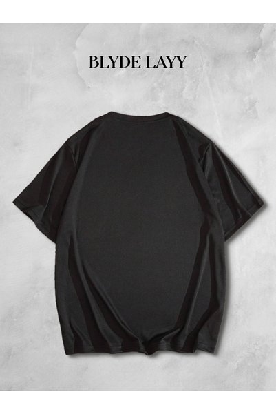 BLYDE LAYY Mustafa Kemal Atatürk Signature Printed Oversize T-Shirt