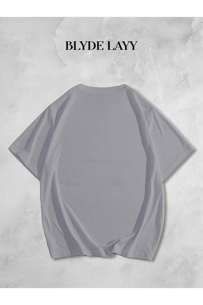 BLYDE LAYY Unisex Κλασικό εμπριμέ μπλουζάκι Oversize