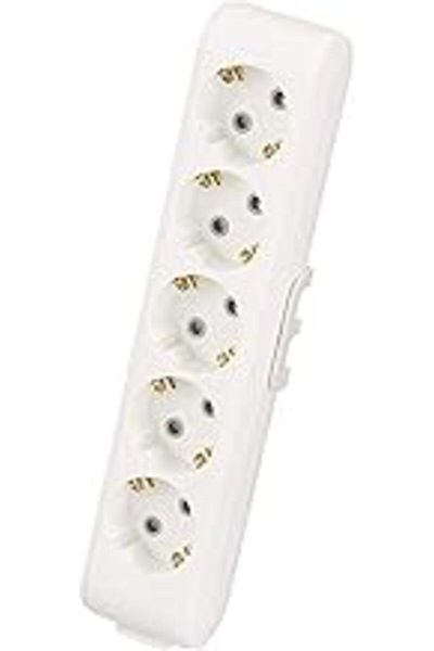 NcK Multi-Let Five Socket Grounded Terminal Child Proof