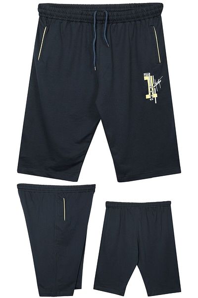 marufshop Βαμβακερό χτενισμένο κάπρι με γραφή Pine1 Κατάλληλο για άντρες μεγάλου μεγέθους 110 - 150 κιλά