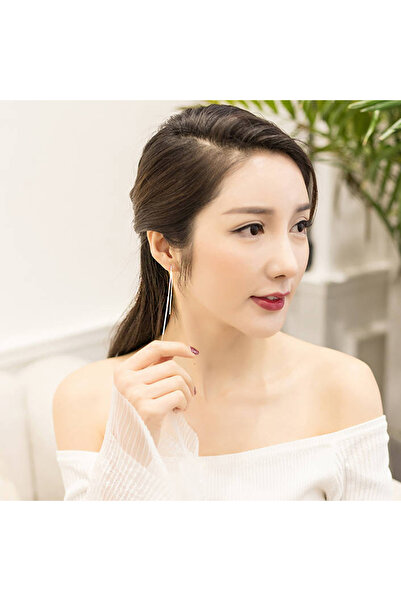 TakıConcept Zincir Küpe, Kadın Küpe, Uzun Küpe