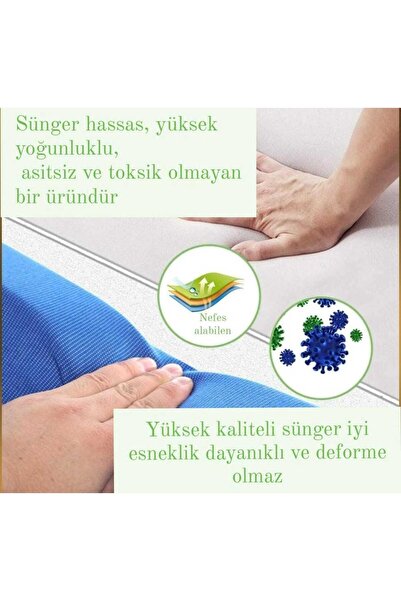 tuumex VİSCOMeT Yatalak Hasta Çevirme Süngeri Hasta Çevirme Aparatı Hasta Çevirme Yastığı Pozisyon Yastığı