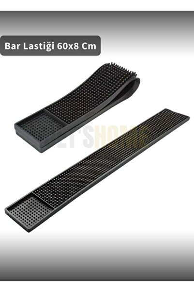 Jet's Home Kauçuk Bar Matı Servis Paspası Su Geçirmez Bar Lastiği 60x8