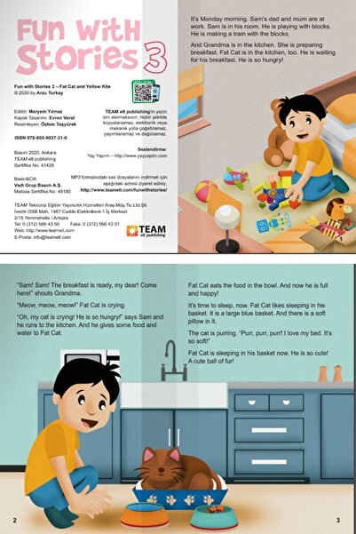 Team Elt Publishing 3. مجموعة قصص اللغة الإنجليزية للفصل الدراسي (4 كتب) المرح مع القصص 3