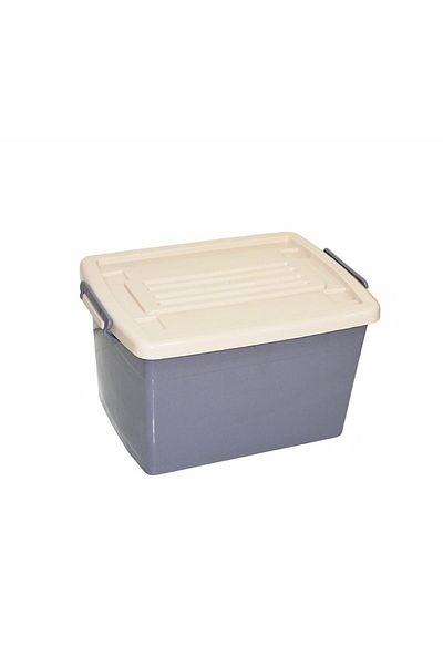 Generic 25L Multipurpose Plastic Storage Box with Wheels