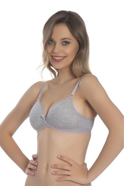 AKALA (3 Pcs) First Bra Without Underwire Pad Sponge Training Young Girl Bra 3308