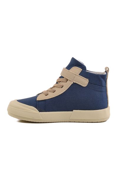 AYAKMOD Pantofi sport pentru copii unisex cu velcro albastru bleumarin 7465 P
