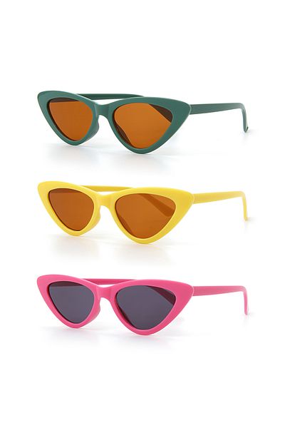 Nilu Moda Children's Sunglasses 3-Piece Deal Set