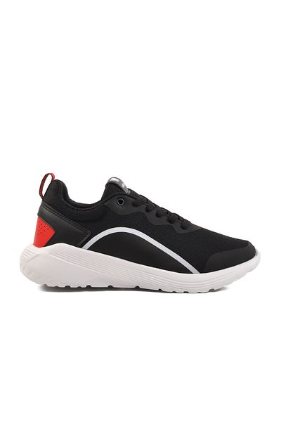 WALKWAY Black White Mesh Lightweight Unisex Sports Shoes Dera 640 g