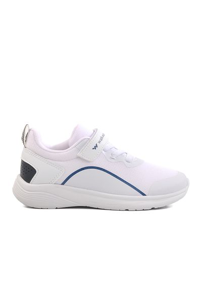 WALKWAY Pantofi sport pentru copii, unisex, cu plasă albă, cu velcro, Dera 640 F