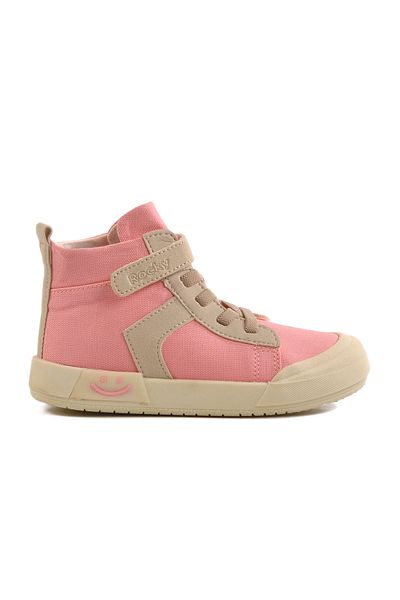 AYAKMOD Pantofi sport pentru copii unisex cu velcro pudră 7465 P