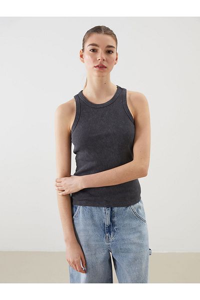 LC Waikiki New Season Crew Neck Textured Women's Undershirt - S5Gq85Z8