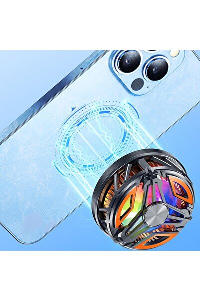 Aırstorr Telefonlar için kablolu/kablosuz magesafeli göstergeli şarjlı şarjsız pubg oyun telefon soğutucular