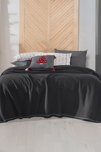 Sarev Abel Gray Double 100% Cotton Pique Set