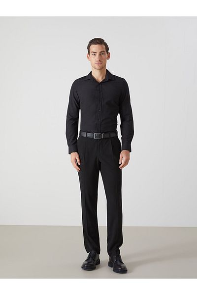 LC Waikiki Men's Slim Fit Cotton Long Sleeve Shirt