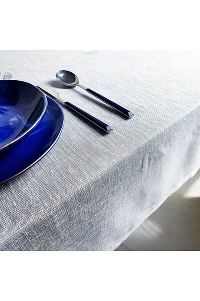 PİKKO HOME POLIESTER LUMINOUS SILVERY SUBȚIRE ALB (LM)