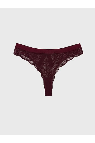 LC Waikiki New Season Lace Fancy Brazilian Panties - S5P487Z8