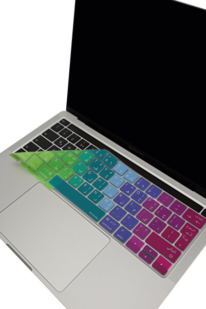 Mcstorey Arapça Klavye Macbook Pro Koruyucu Touchbar'lı A1706 A1989 A2159 A17...