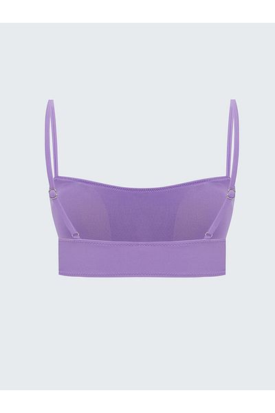 LC Waikiki Lcw Women's Bikini Top with Flat Removable Pads Fast Fashion