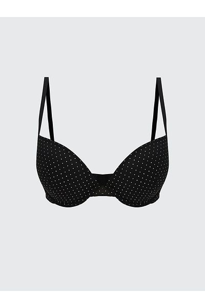 LC Waikiki Black Underwire Unpadded Lace T-Shirt Bra