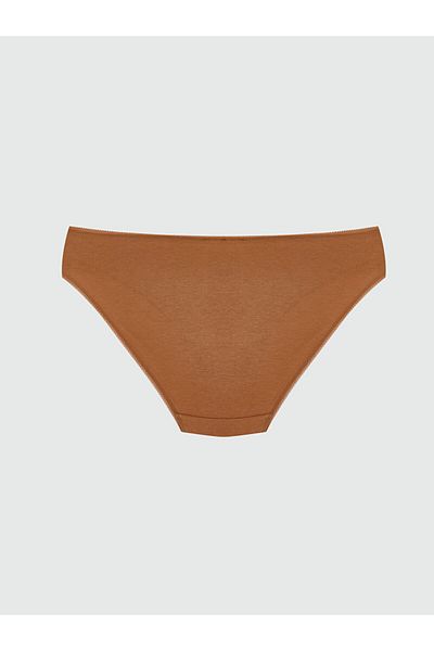 LC Waikiki Lcw Dream Brown Plain Bikini Panties