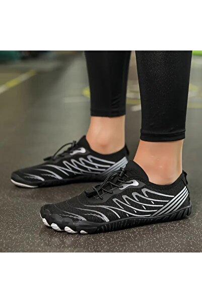 Aslan DENİZ AYAKKABISI HIZLI KURUYAN HAFİF, PLAJ, SÖRF ,DALIŞ VE YÜRÜYÜŞ AYAKKABISI,SPOR AYAKKABISI SİYAH