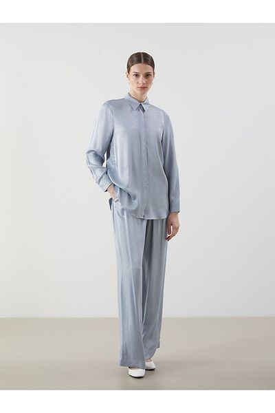 LC Waikiki Lcw Satin Women's Shirt Tunic Fast Fashion