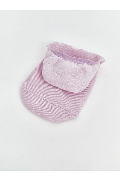 LC Waikiki Lcw Dream Lilac Women's Plain Ballerina Socks 5-Pack