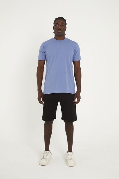 KAPHONE Men's Plain Shorts Tshirt Bottom Top Set