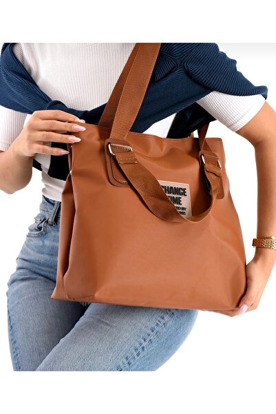 Aleni Women's Shoulder Lined Satin Fabric Bag