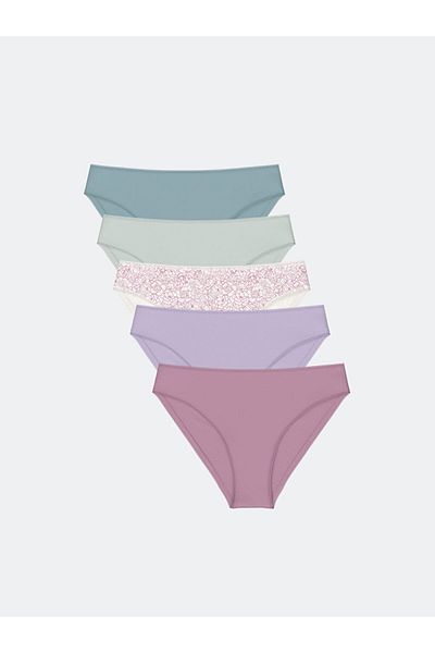 LC Waikiki Lcw Dream Ecru Printed Bikini Panties 5 Pack