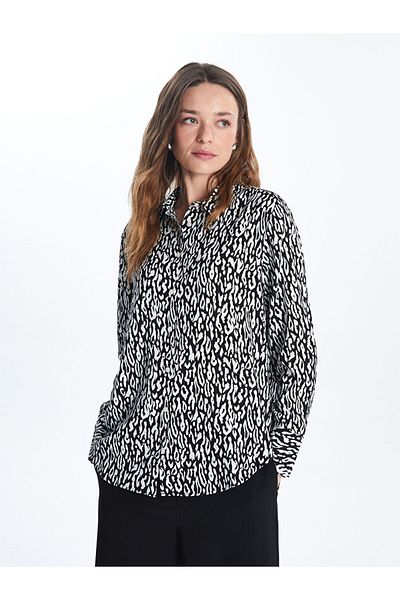LC Waikiki New Season Patterned Women's Shirt Tunic - S5Kq50Z8