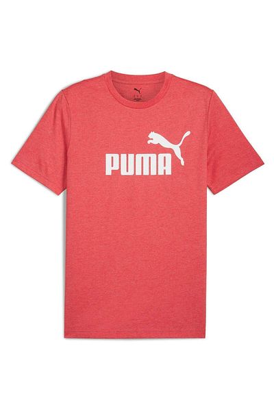 Puma Μπλουζάκι Puma Ess No. 1 Logo Heather Tee, Κόκκινο, Ανδρικό