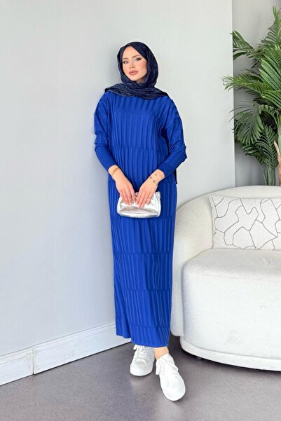 Hazamoda فستان مرسيريزد ملون من ساكس