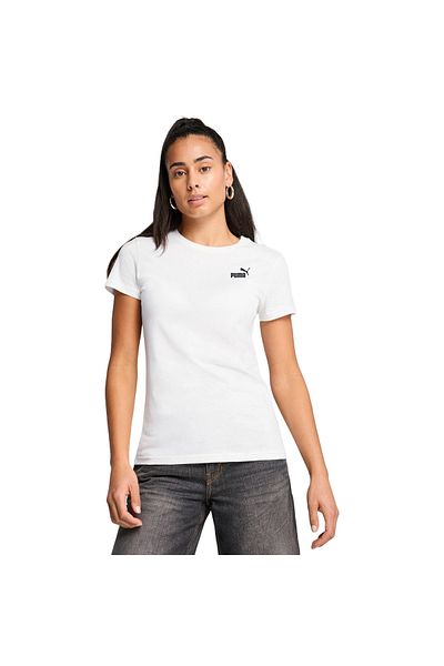 Puma T-shirt Puma Ess Small No. 1 Logo Tee, Λευκό, Γυναικείο