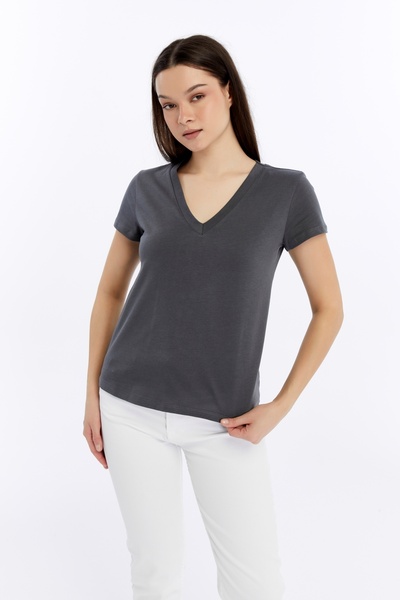 Maison La Femme Women's T-Shirt V Neck - Short Sleeve