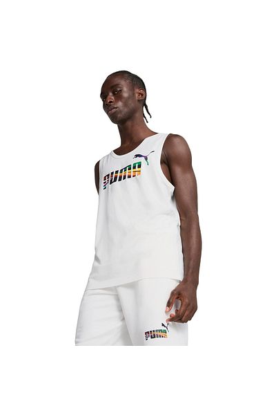 Puma Tílko Puma Love United Tank, Bílé, Pánské