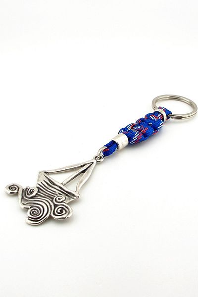 Solfera Wavy Sea Sailing Ship Boat Marine Macrame Knitting Key