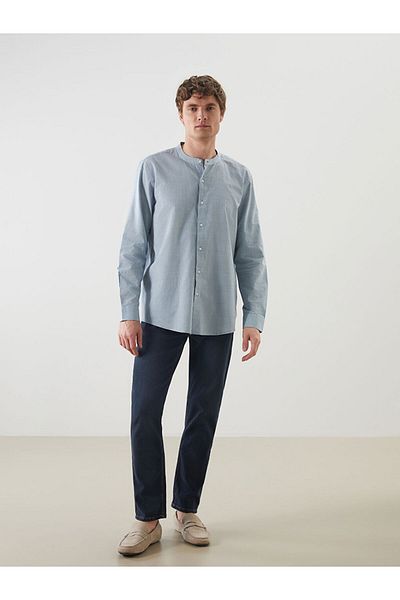 LC Waikiki Regular Fit Long Sleeve Poplin Men's Shirt