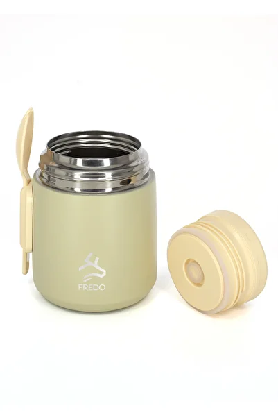 FREDO Baby Food Container & Food Storage Thermos, Keeps Hot for 8 Hours, Cold for 12 Hours, Ice for 48 Hours, 500 ml Cream