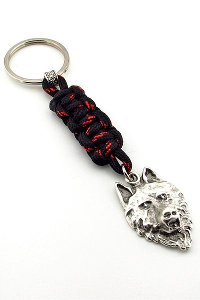 Solfera Red Black Macromo Mesh Metal Flight Smuggling Key Kc306