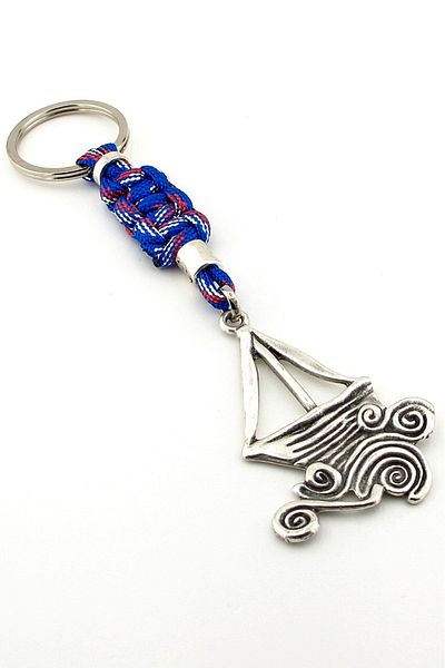 Solfera Wavy Sea Sailing Ship Boat Marine Macrame Knitting Key