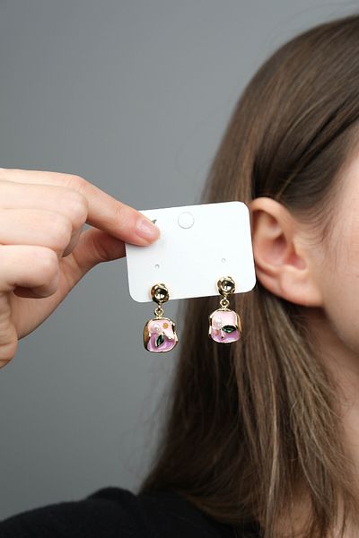 Jack Ferrero Women's Mineli Steel Earrings