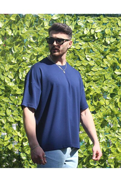 Oversize 100% Cotton Modal Silky Fabric Crew Neck Breathable T-Shirt