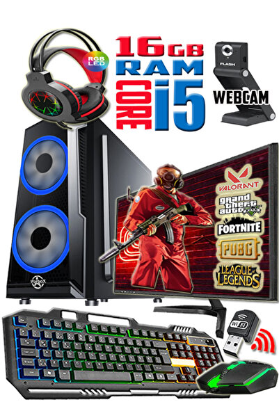 WARBOX Raze I5 Turbo:3.20ghz 16gb Ram 240gb Ssd 250gb Hdd R7 240-4gb E.kartı ...