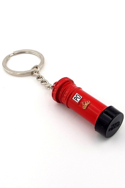 Solfera Fire Extinguisher Tap - Red Metal Fire Engine Keychain Kc285