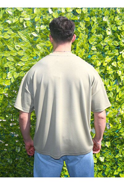 EydaMoon Υπερμεγέθη 100% βαμβακερό μοντάλ μεταξένιο ύφασμα με λαιμόκοψη που αναπνέει