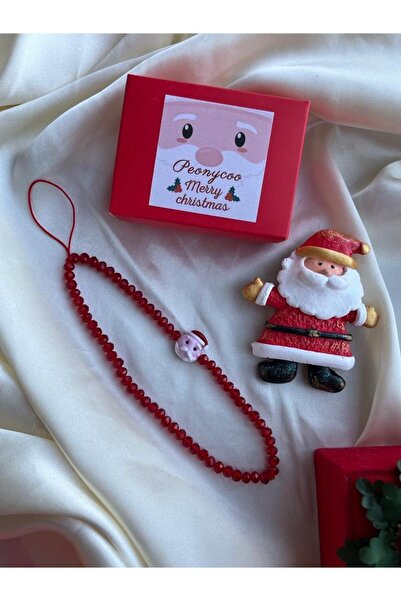 PEONY peonyofficiall Yeni Yıl Noel Baba Cam Murano Ve Kristal Detaylı Telefon...